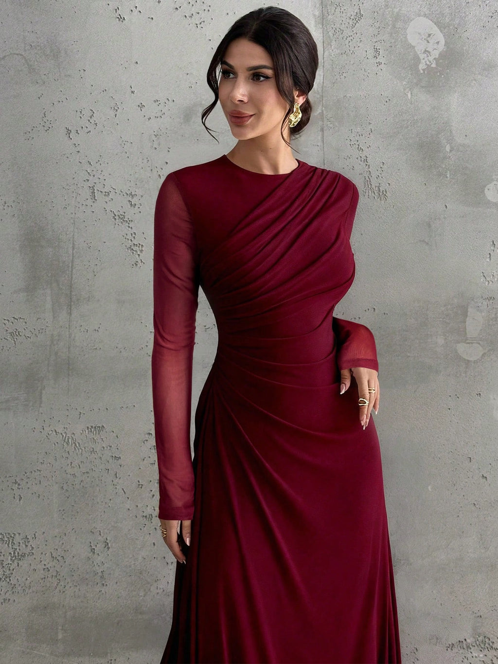 Sleeve Maxi Dress