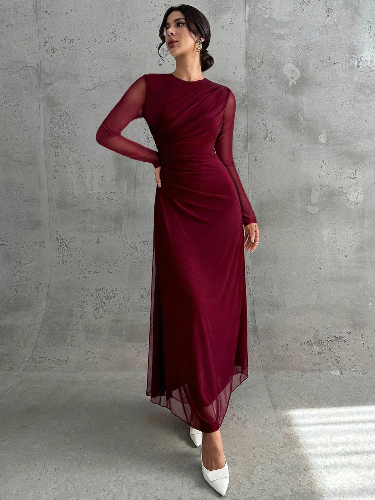 Sleeve Maxi Dress