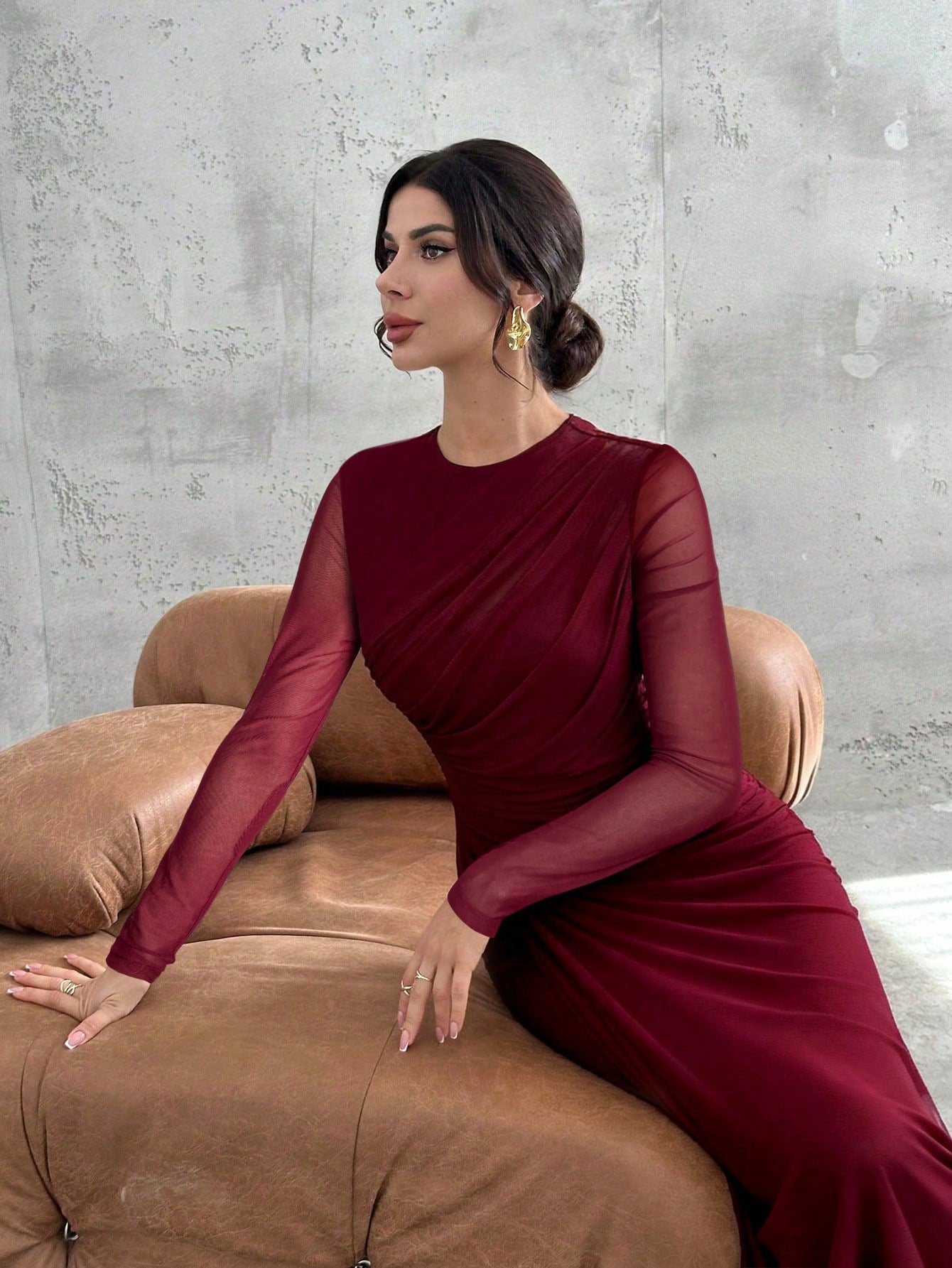 Sleeve Maxi Dress