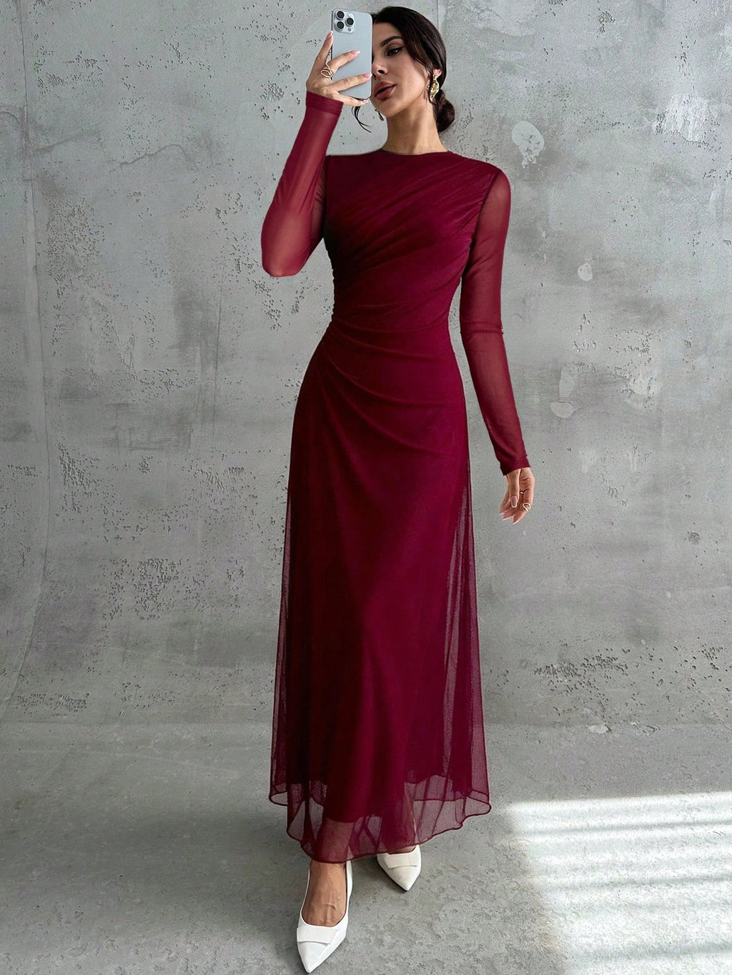 Sleeve Maxi Dress