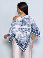 Asymmetric Neck Long Sleeve