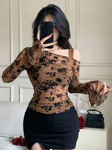 Sheer Lace Blouse