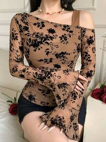 Sheer Lace Blouse