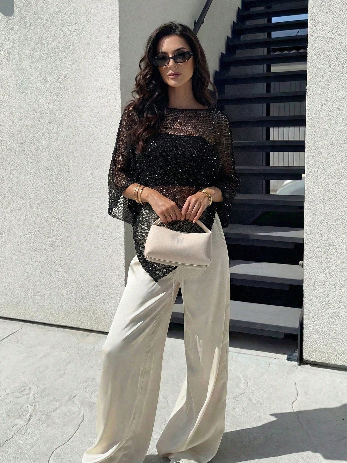 Asymmetrical Shawl Cover Up