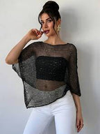 Asymmetrical Shawl Cover Up