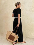 Round Neck Short Sleeve