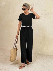 Round Neck Short Sleeve