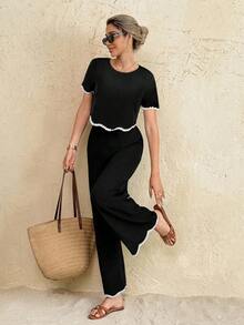 Round Neck Short Sleeve