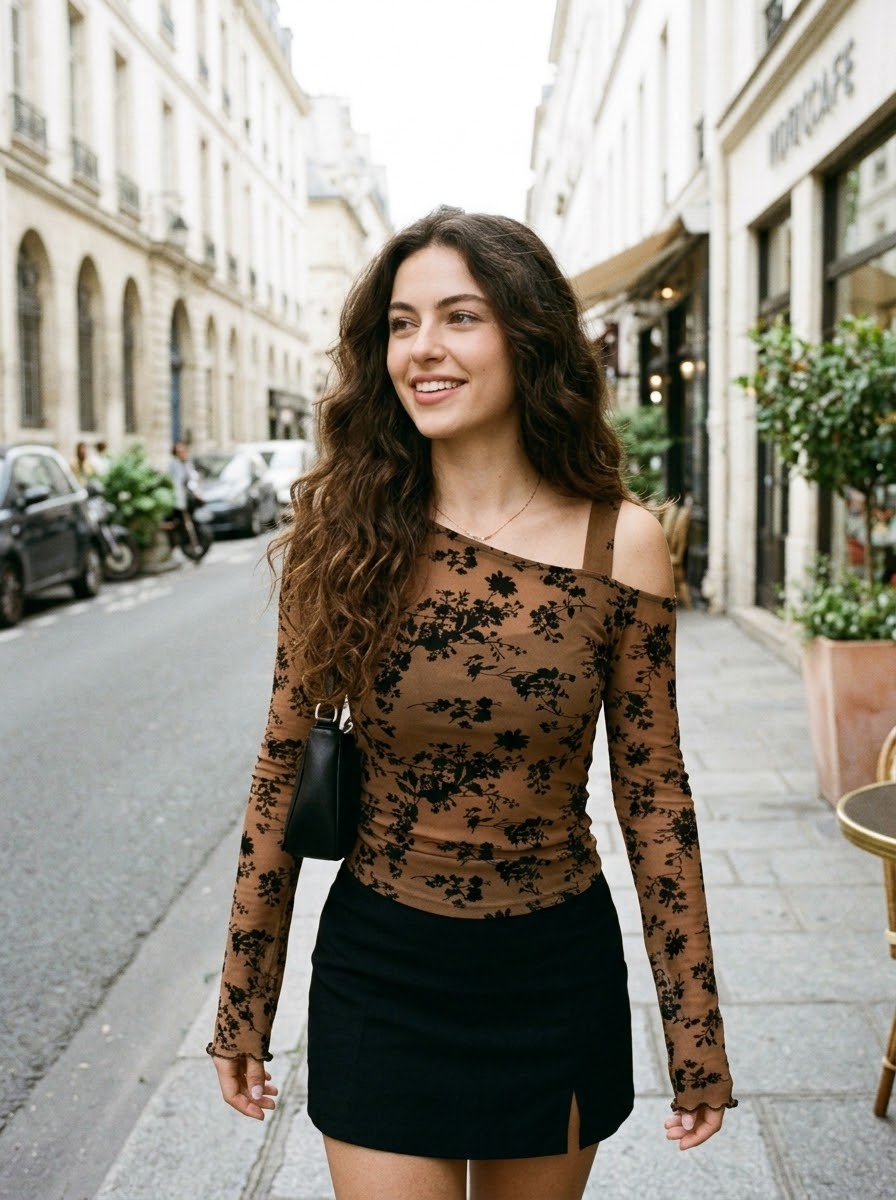 Sheer Lace Blouse